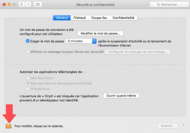 open security pre fe rences for apps mac 3
